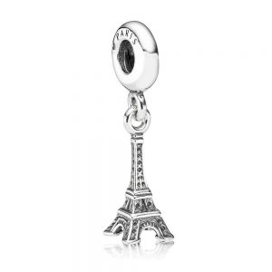 Eiffel Tower Paris France Landmark Dangle Bead for European Style Charm Bracelet 