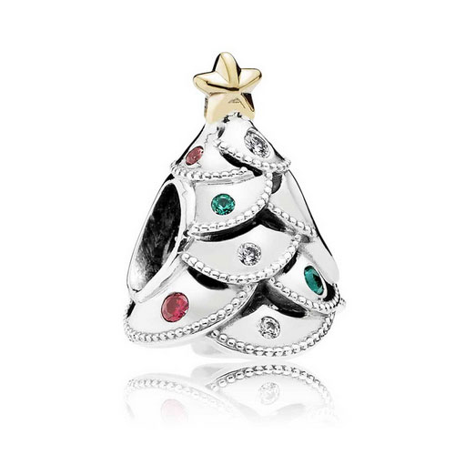 Official Pandora Christmas Charms: Christmas Tree Charm